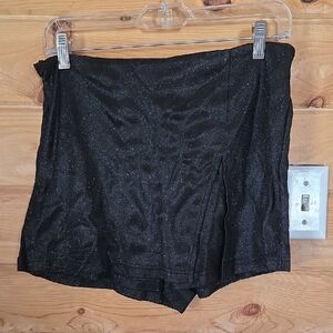 Black Sparkly Skort